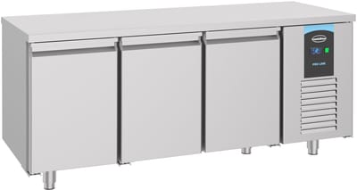 Combisteel Koelwerkbank - ENERGY LINE - Energiezuinig - 474L - 3 Deuren - -2°C/+8°C - Geforceerd - 1865x700x850mm