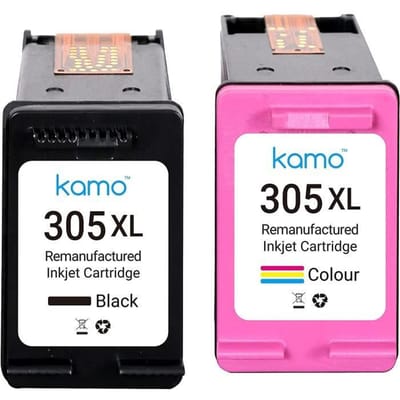 Kamo 305 XL Cartridge Compatibel met HP 305 305XL Inktcartridge Multipack, voor Deskjet 2721 2710 2710e 2720 2722e 2721e [3735]