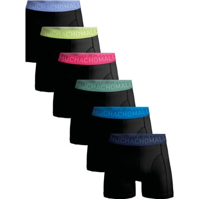 Muchachomalo Heren Boxershorts – 6 Pack – Microfiber – Sneldrogend – Heren Ondergoed – Sport Ondergoed – Onderbroeken Heren