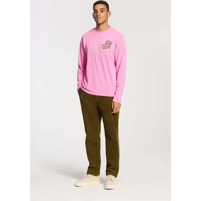 Shiwi Jude Regular Fit Off The Grid Longsleeve Pink Dusk Maat: S | Longsleeves Outlet | Heren | Roze