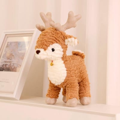 Simulatie Kerstboom Pluche Speelgoed Schattig Pluche Kussen Eland Hert Poppen Wensbomen Gevuld voor Kerst Verkleden St Praktisch Gebruik 40cm