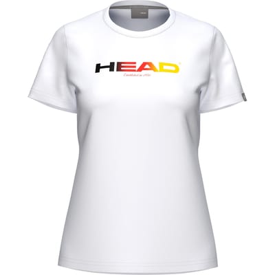 HEAD DTB Rainbow T-shirt Dames-wit