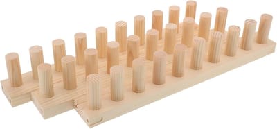 Houten Breimolen - Breiraam Dekens - DIY Knutselen - Modulair Ontwerp - 115 x 7 x 5 cm - Khaki