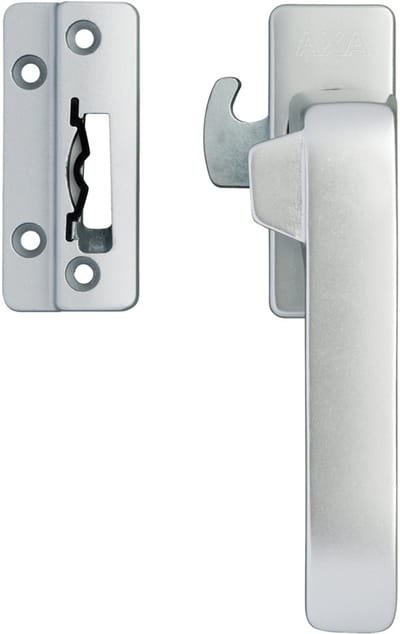 AXA Raamsluiting - Veiligheids Raamkruk - Cilinder - Rechts naar buiten draaiend - Aluminium - SKG1 - Gelijk sluitend