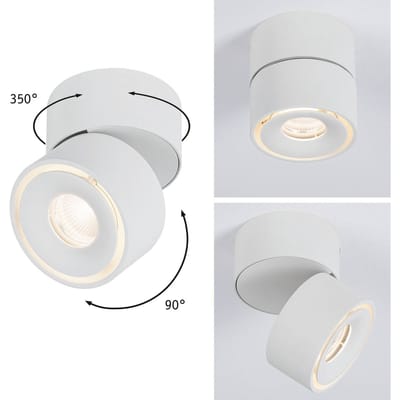 Paulmann 93373 Spircle LED-opbouwlamp LED LED vast ingebouwd 8 W Wit