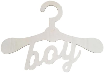 Playwood - Plywood Wooden Children's Clothes Hanger Boy