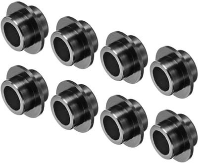 Skeeler Asjes - Wiel spacers - Onderhoud Skeelers - Hoge Hardheid - 8x17 mm - Zwart