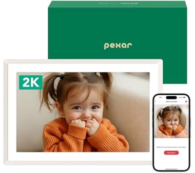 Digitale fotolijst 11 inch met 2K-resolutie en aanraakscherm - Perfect cadeau voor het delen van foto's en video's