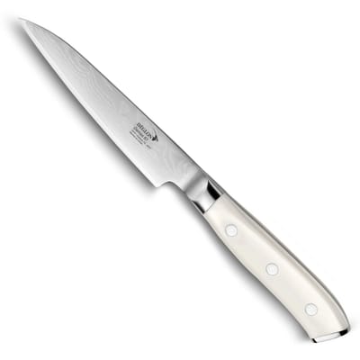 Déglon Officemes – Damaststaal – Wit Composiet Handvat – 11 cm