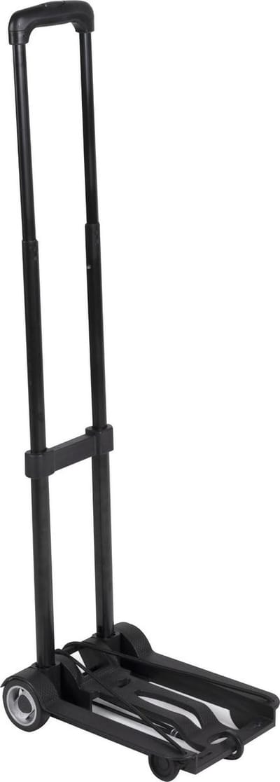 Unyqoos® Opvouwbare steekwagen met telescopische handgreep voor veelzijdig gebruik