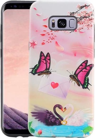 Vlinder Design Hardcase Backcover voor Samsung Galaxy S8 Plus