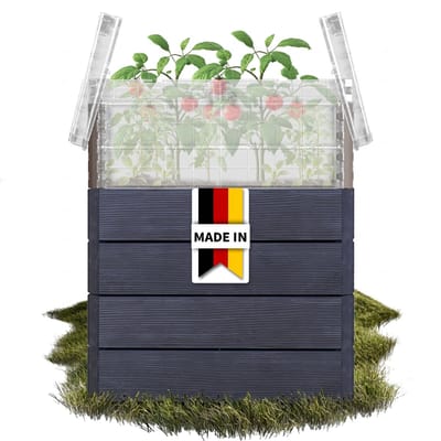 GARANTIA ERGO QUADRO TurboPlus M 85 Verhoogde plantenbak Wood Grote