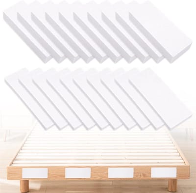 Wandbuffers Bed - Hoofdeinde Stopper - Meubels Beschermen - Zelfklevend EVA Schuim - 20 stuks - Wit