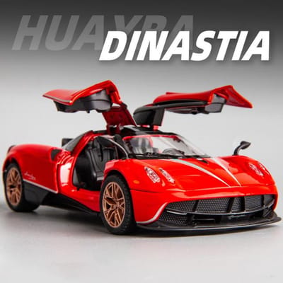 1/32 Pagani Huayra Dinastia Legering Sportwagen Model Diecast Metaal Speelgoed Voertuigen Model Hoge Simulatie Met Geluid Licht Kinderen Cadeaus