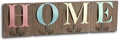 Wandkapstok Home Versa Metaal Hout MDF Hout MDF/Metaal (3 x 16 x 60 cm) (3 x 16 x 60 cm)
