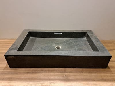 Wasbak natuursteen - 80x45x13cm - FL23150