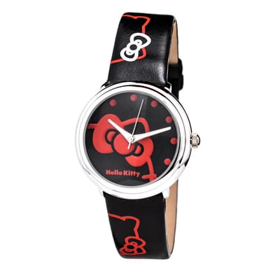 Horloge HELLO KITTY HK7131L-04. Kwarts, Kleur zwart. Vrouw. black