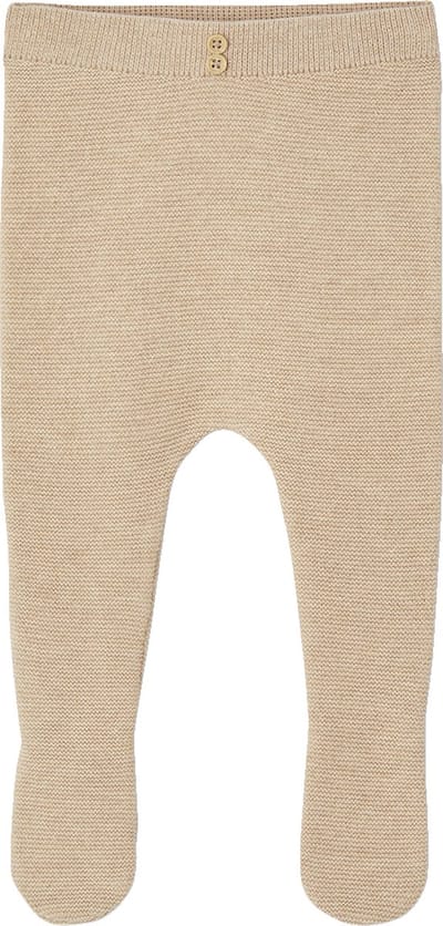 Vertbaudet Tricot babybroekje met voetjes katoen/wol