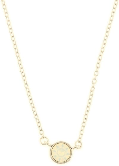 Behave® Dames Ketting - Zilverkleur Minimalistisch Steentje 40 cm - Nikkelvrij, Handgemaakt