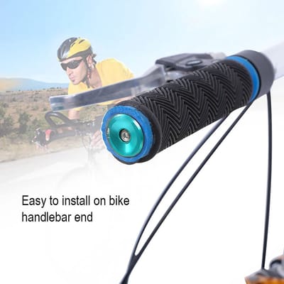 Dailygoods- Eindkap - Aluminiumlegering - Fietsstuur - Fietsgrepen - Lichtgewicht - Duurzaam - Eenvoudig te installeren - Fietsstuurplug