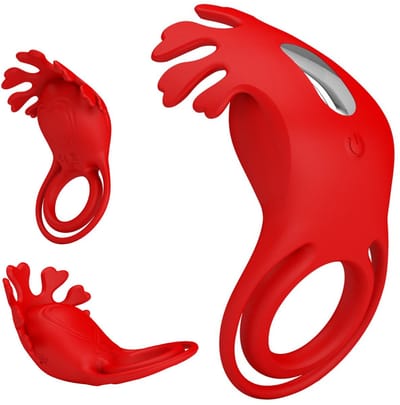Pretty Love - RUBEN Serie - Erectie Ring met Vibraties - Medisch Siliconen - 7 Vibratie Modi