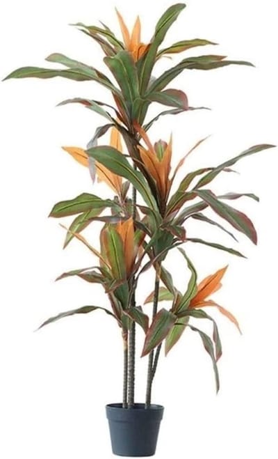 Kunstboom Rode Rand - Nep Boom - Woonkamer Decoratie - Onderhoudsvriendelijk - Grootschalig - Groen