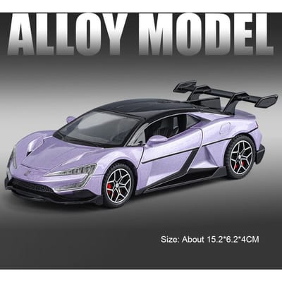 1:32 Schaal Yangwang U9 Sportwagen Model Speelgoed Schaardeuren Geopend Legering Diecast Pull Back Superauto Modellen Verzameling Cadeaus