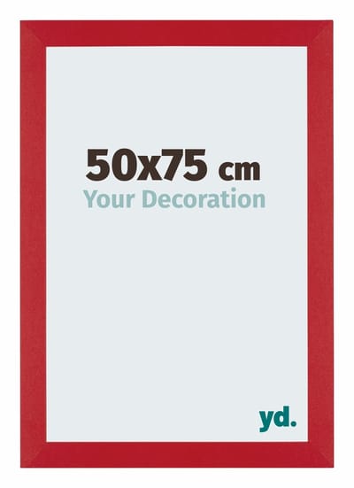 Your Decoration - Puzzellijst 50x75 cm - Rood - Puzzellijst 500-1000 stukjes - MDF Fotolijst - Mura