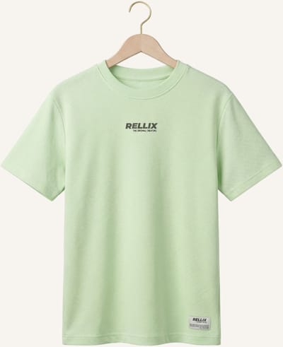 Rellix Oversized T-shirt Rellix Wash Polo's & T-shirts Jongens - Polo shirt - Mint - Maat 140