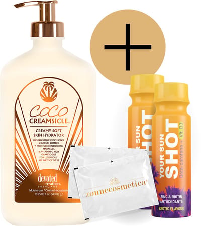 Devoted Creations - Coco Creamsicle + 2 Your Sun Shots + 2 Verfrissingsdoekjes