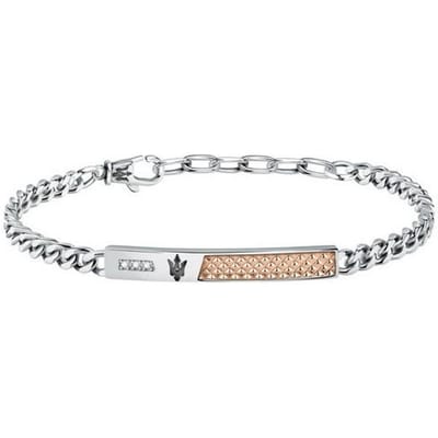 Maserati Jewels Bracelet en acier inoxydable JM521ATY14 pour homme white