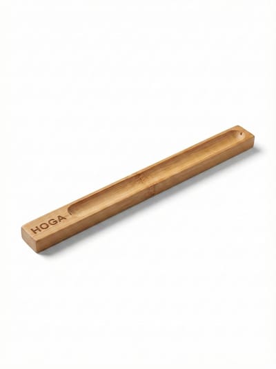 HOGA Wierook Houder Bamboe - Wierookhouder Plankje Voor Wierookstokjes - 26 CM