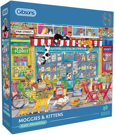 Gibsons - Moggies & Kittens (door Kate Mawdsley) - 1000 stukjes 68×49cm (b×h) - Legpuzzel voor volwassenen
