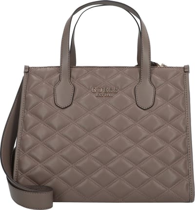 GUESS Handtas Schoudertas Tamsin 2 Compartment Tote Dark Taupe