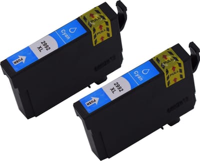 KATRIZ® huismerk inkt voor|Epson T2992XLC|11ml | ( 2stuks) - Met chip