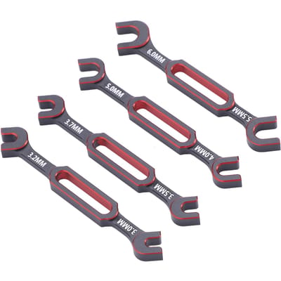 4PCS RC Sleutel 3.0mm 3.2mm 3.5mm 3.7mm 4.0mm 5.0mm 5.5mm 6.0mm Spanmoer Kogelgewricht Verwijderaar RC