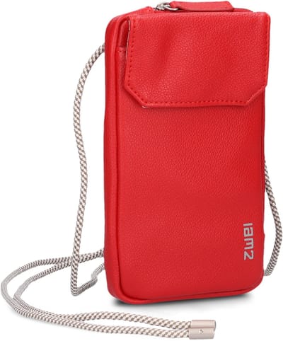 zwei Telefoontasje Mademoiselle.M Phone Bag MP30 Cherry Rood