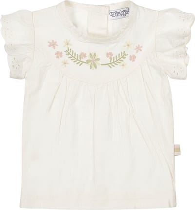 Dirkje Meisjes Blouse - Off white