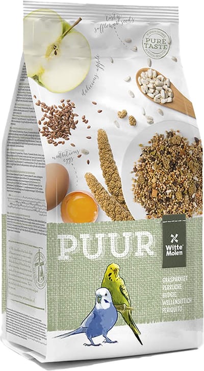 Witte Molen - Binnenvogelvoer - Vogel - Puur Parkiet 750gr - 1st