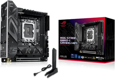 ASUS ROG STRIX B860-I GAMING WIFI Moederbord - Intel B860 - Intel LGA1851 - DDR5 RAM - Mini-ITX