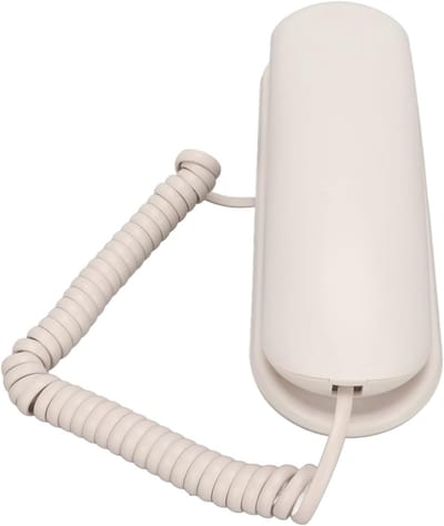 Vast Telefoon - Draadtelefoon Huis - Thuisgebruik - Mute Functie - 21 x 8 x 7 cm - Wit