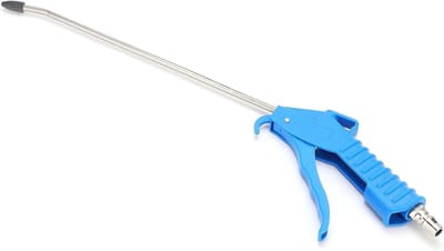 Dailygoods- Stofblowgun Hoge Druk - 6mm Pijp - Roestvrij Staal - Oliebestendig - Slijtvast - Duurzaam Ontwerp - Luchtblaaspistool