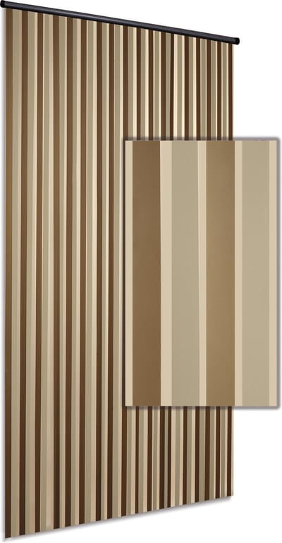 Vliegengordijn/deurgordijn Linten High Quality - goud/creme 100x220cm