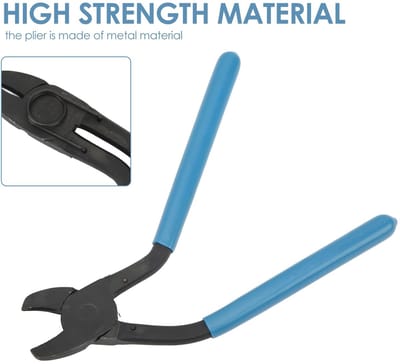 Dailygoods- Zwenkringtang Metalen Gebogen Kop - Ringtang - Verwijdering - Installatie - Reparatiegereedschap - Comfortabel PVC Handvat - Ringentang