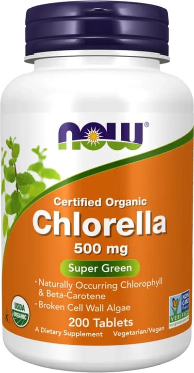 Organische Chlorella 500 mg (200 tabletten)