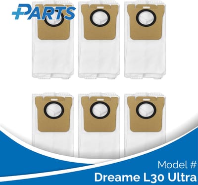 Dreame L30 Ultra Stofzakken (6 Stuks, Plus.Parts® alternatief voor RDB3)