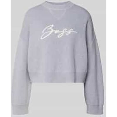 Relaxed fit gebreide pullover van puur katoen, model 'FINEVRA'