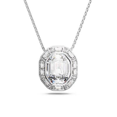 Swarovski Mesmera Hanger Decoratie Kristal Rhodium Verguld Zirconia Ketting Dames ketting Zilver 5669914 Box (Random Color)