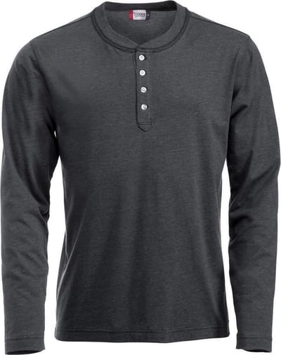 Clique Orlando hr T-shirt Antraciet Melange maat S