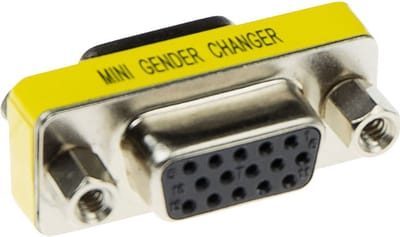 Intronics High density D-sub adapter 15-polig - 15-polig (VGA)
